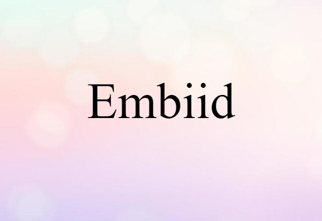 Embiid (noun) Definition, Meaning & Examples