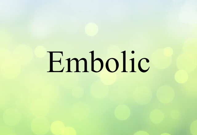 embolic