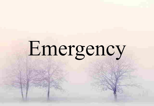 emergency