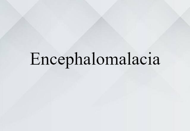 encephalomalacia