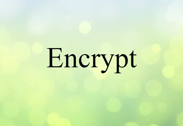 encrypt