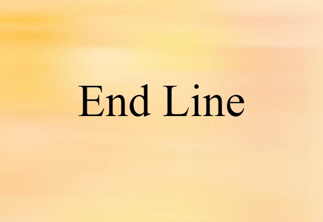 end line