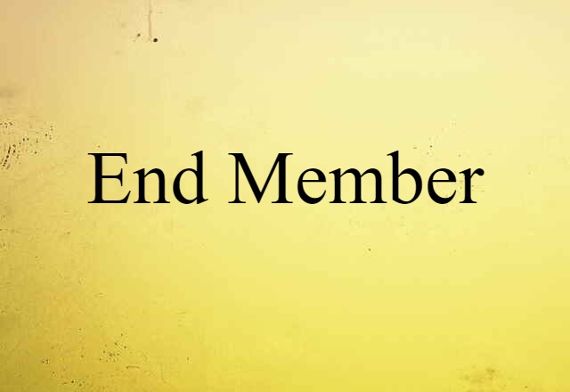 end member