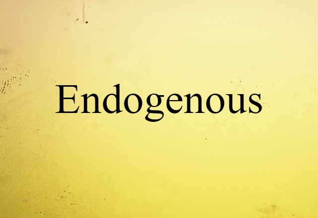 endogenous