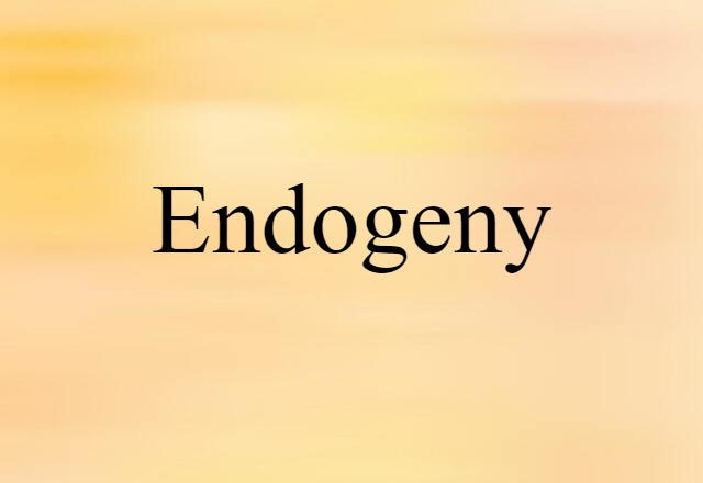 endogeny