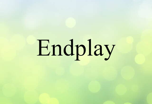 endplay