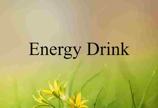 energy drink