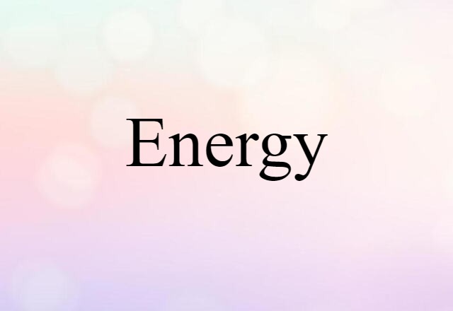 energy