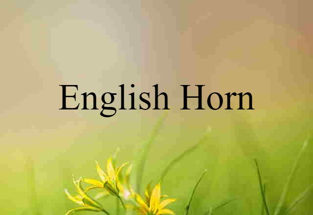 English horn