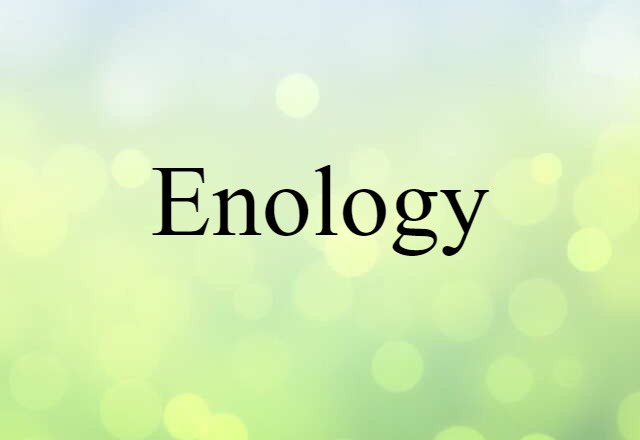 enology