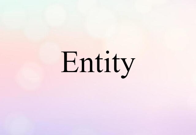 entity