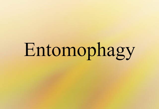 entomophagy