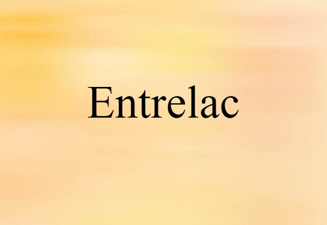 Entrelac (noun) Definition, Meaning & Examples