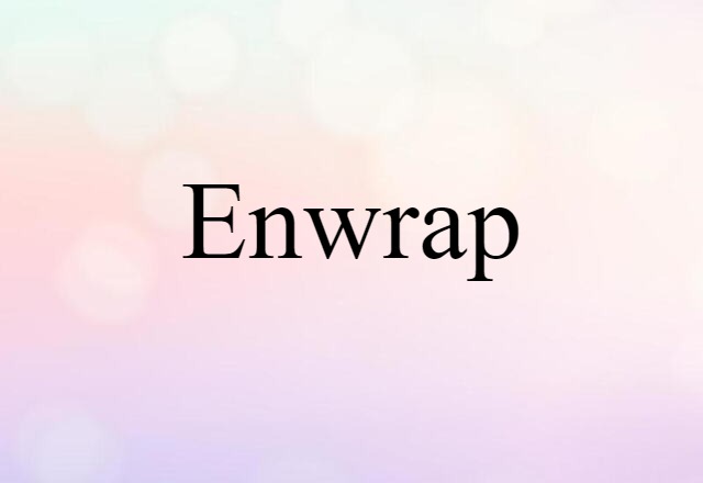 Enwrap (noun) Definition, Meaning & Examples