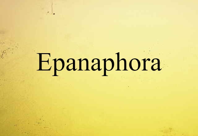 epanaphora