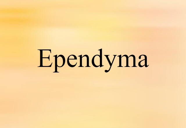 ependyma