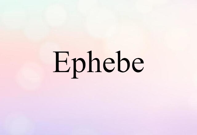 ephebe