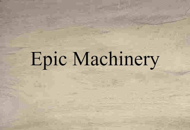 epic machinery