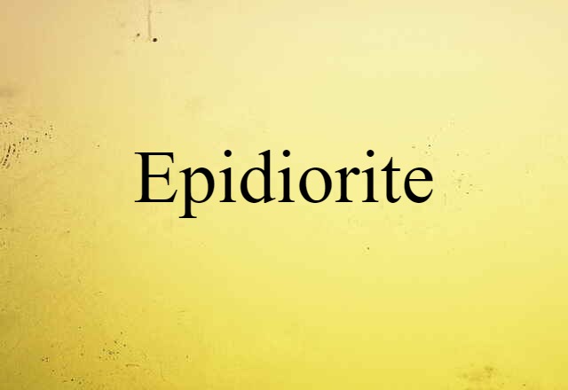 epidiorite