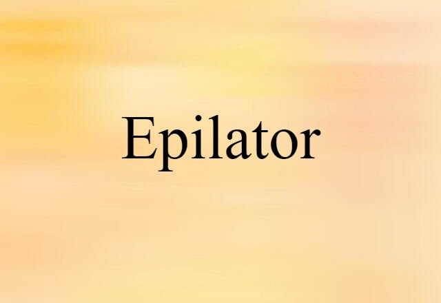 epilator