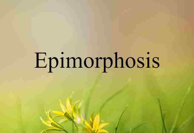 epimorphosis