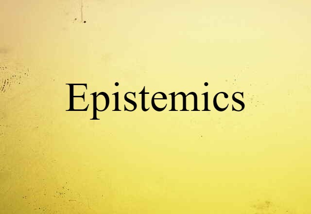 epistemics