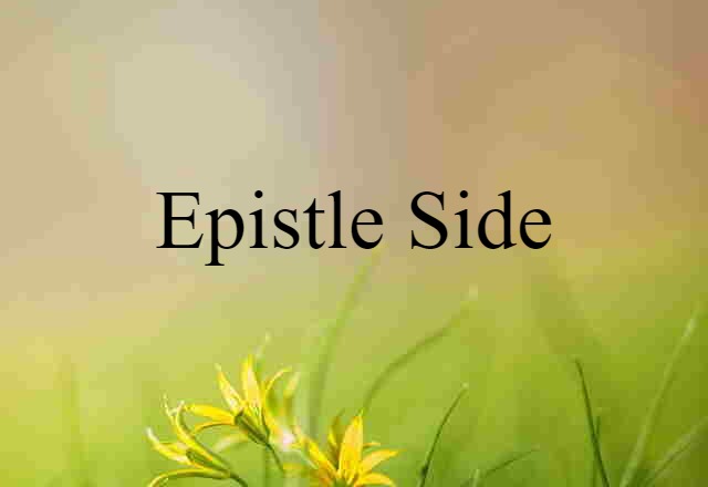 epistle side