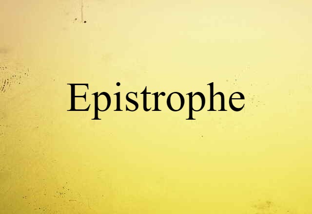 Epistrophe (noun) Definition, Meaning & Examples