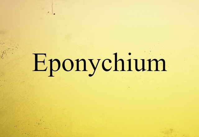 eponychium