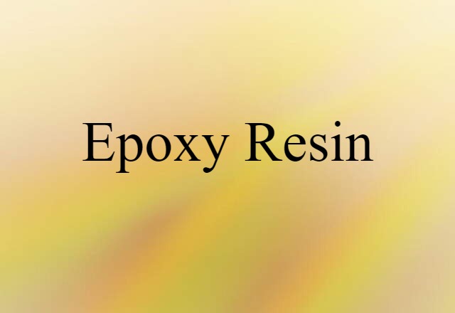 epoxy resin