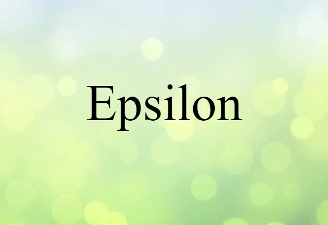 epsilon