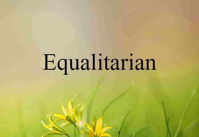 equalitarian