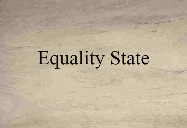 Equality State