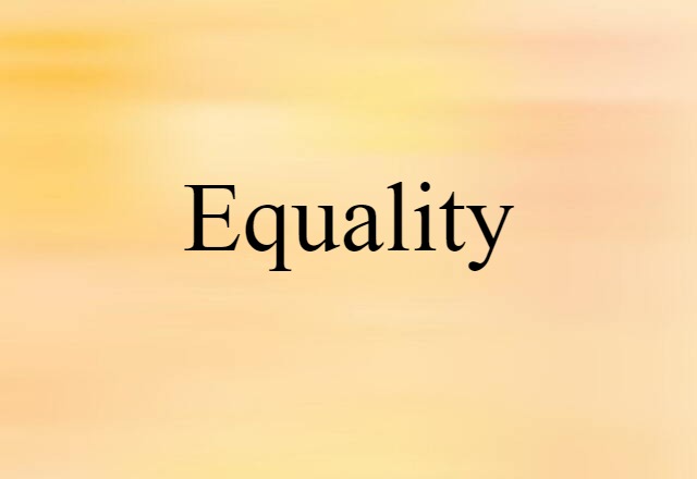 equality