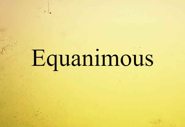 equanimous