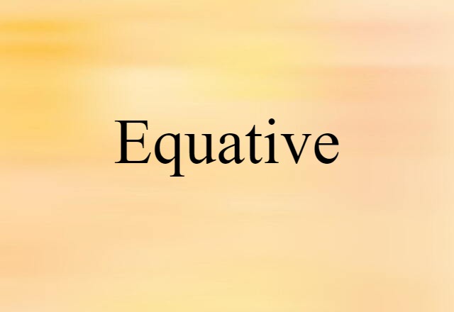 equative