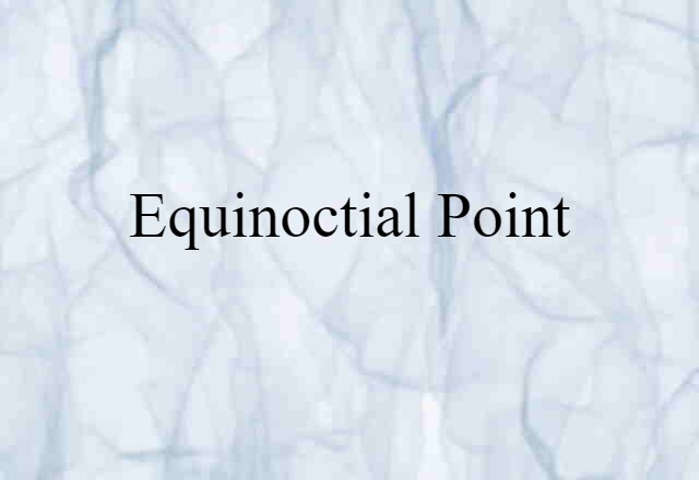 equinoctial point