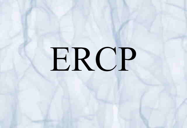 ERCP (noun) Definition, Meaning & Examples