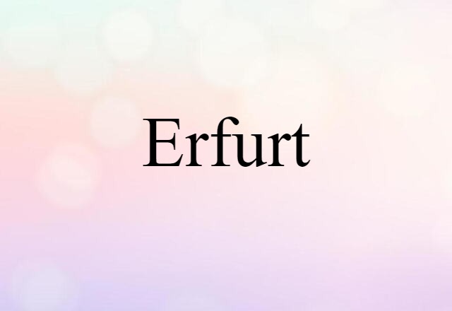 Erfurt