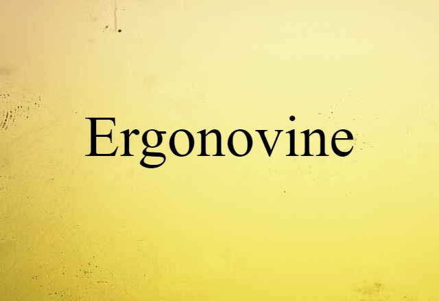 ergonovine