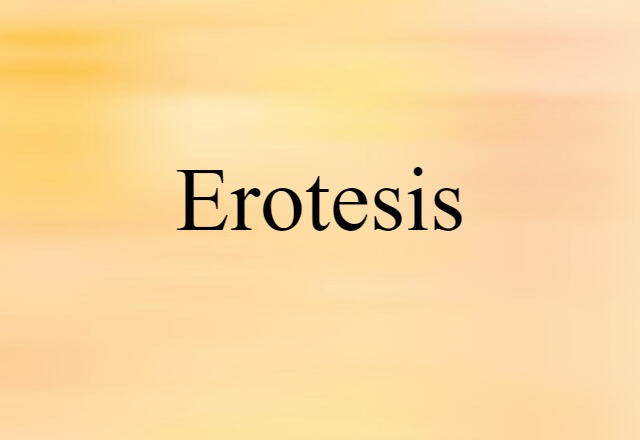 erotesis