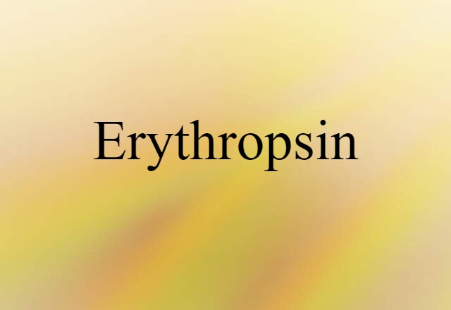 erythropsin