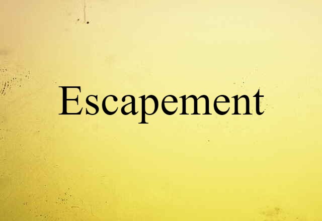 escapement