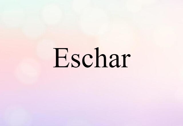 eschar