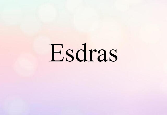 Esdras