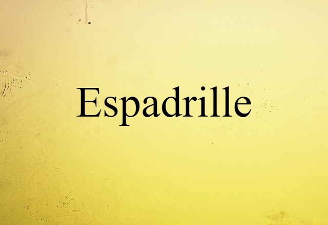 espadrille