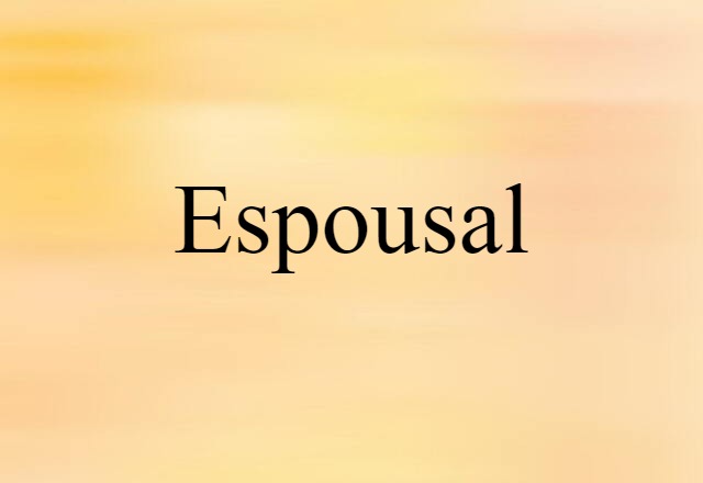 espousal