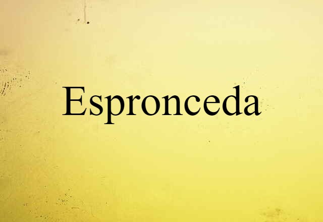 Espronceda