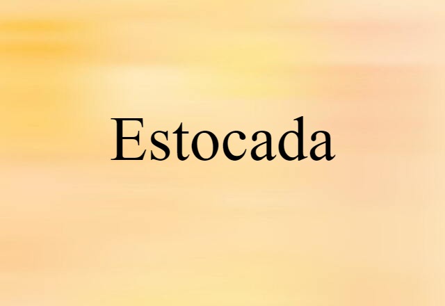 estocada