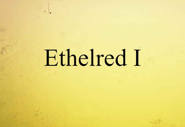 Ethelred I